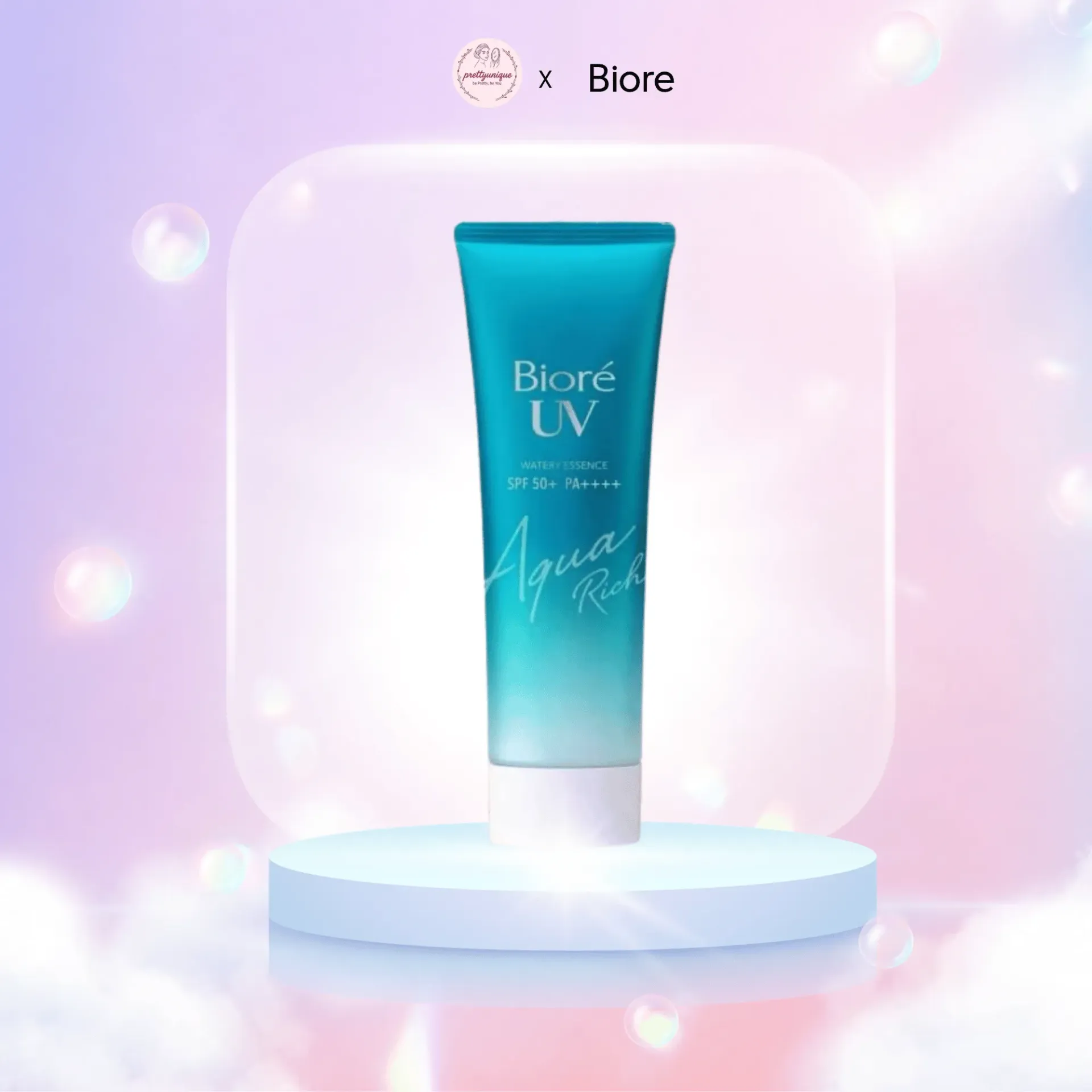 [PU-ESS-SPF-GLOW-50ML] Tinh Chất Chống Nắng Bioré UV Aqua Rich Watery Essence Mild SPF50+ PA++++