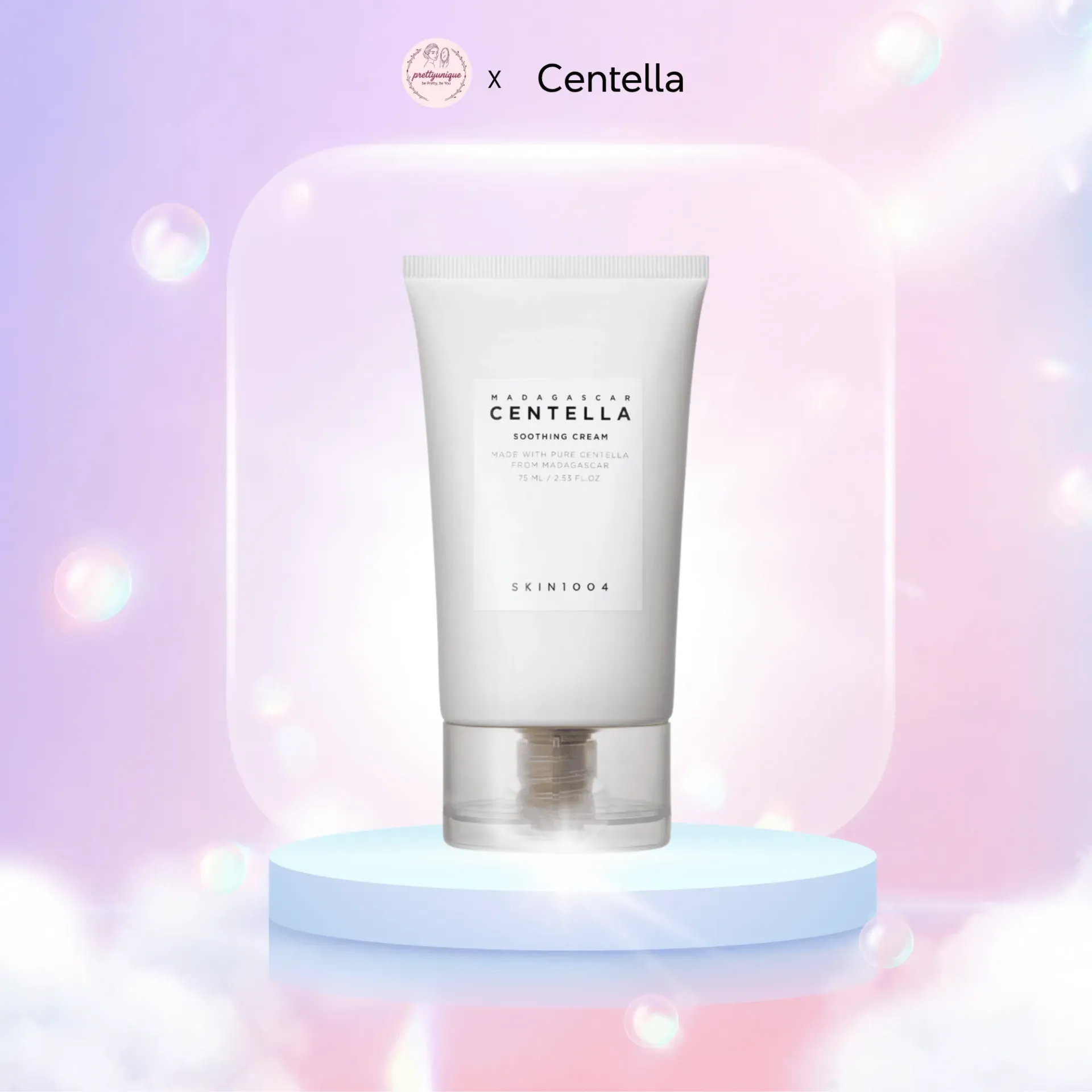 [PU-ESS-BAL-REP-75ML] Kem Dưỡng Làm Dịu Da Chiết Xuất Rau Má Skin1004 Madagascar Centella Soothing Cream