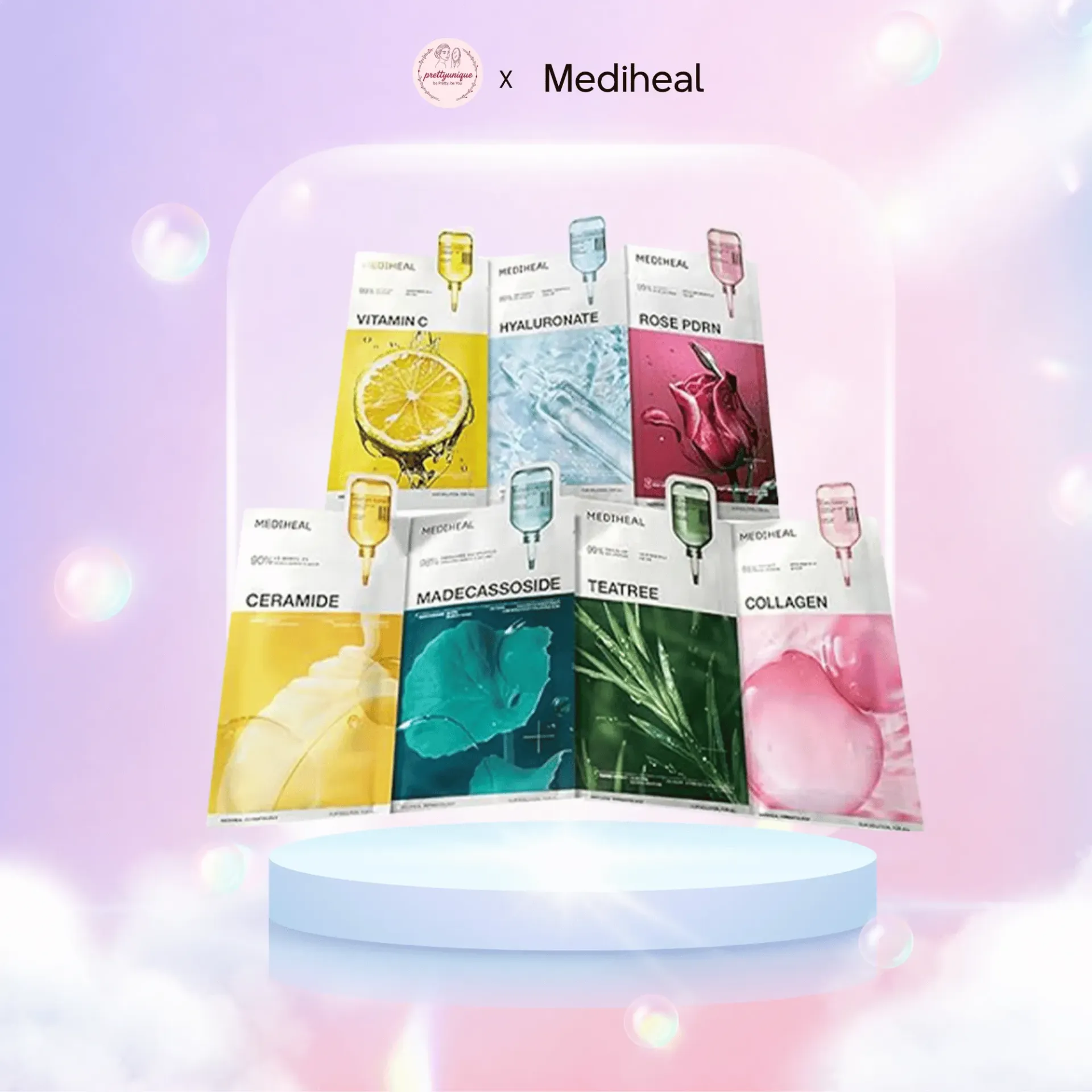 [PU-ESS-MSK-REP-10PCS] Combo 10 Mặt Nạ Mediheal Essential Collection Mask